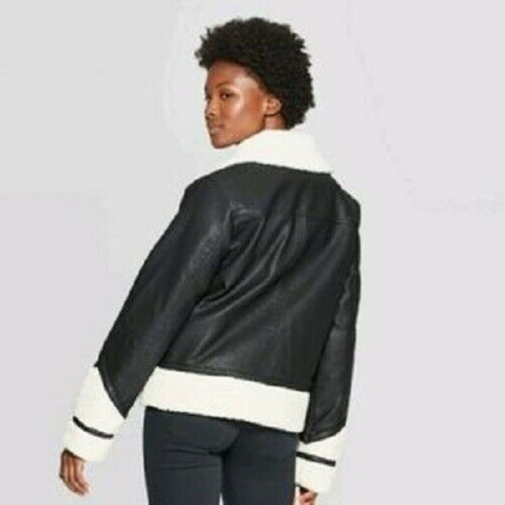 Universal Thread Plus Size Sherpa Moto Jacket - Picture 2 of 12